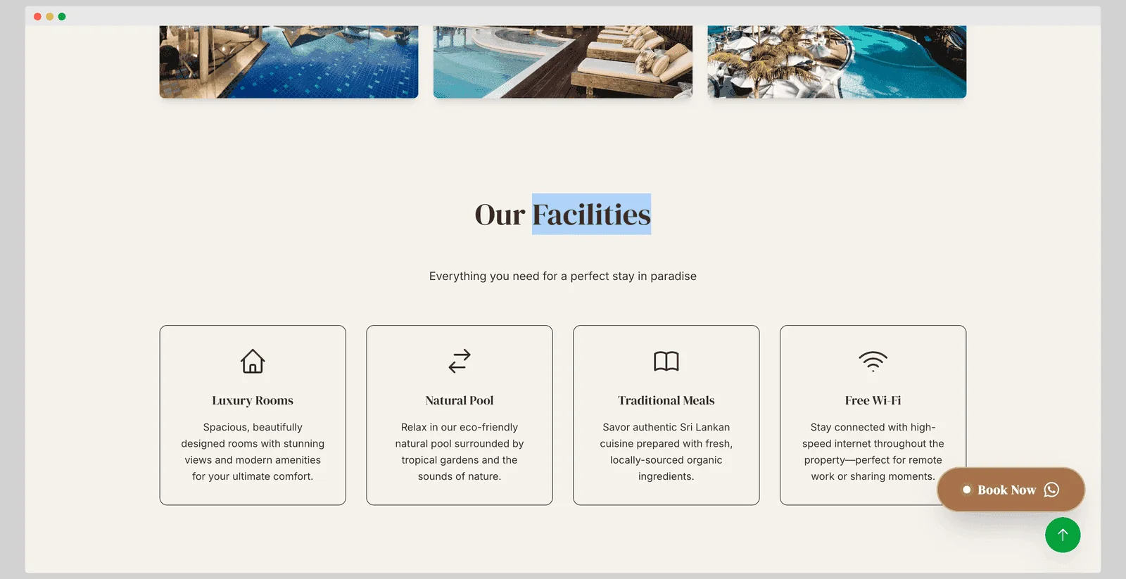 Villa A - Eco-Friendly Mountain Retreat Template preview 2