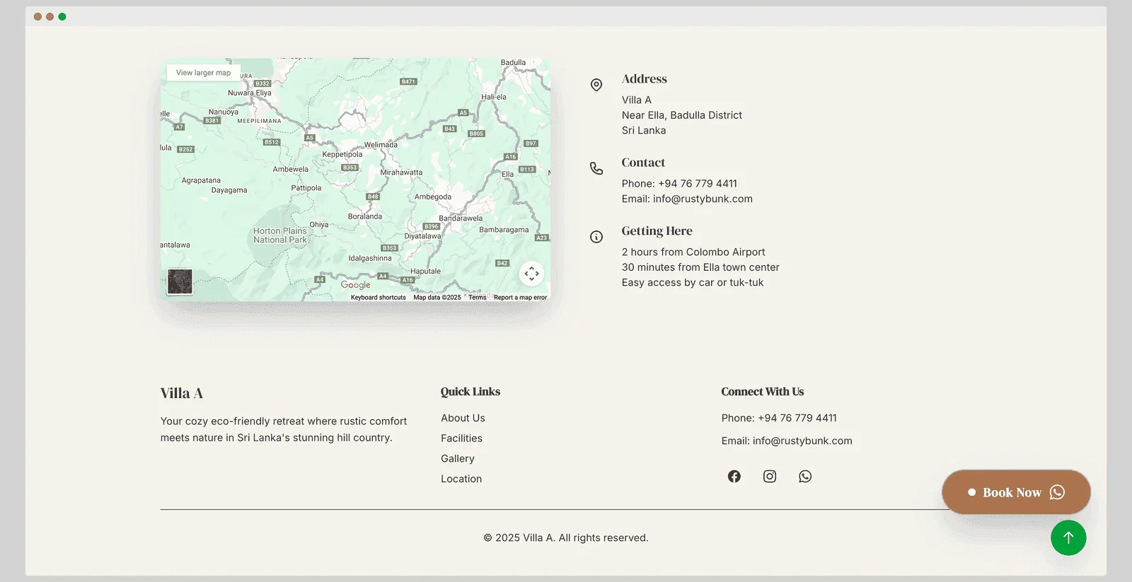 Villa A - Eco-Friendly Mountain Retreat Template preview 4