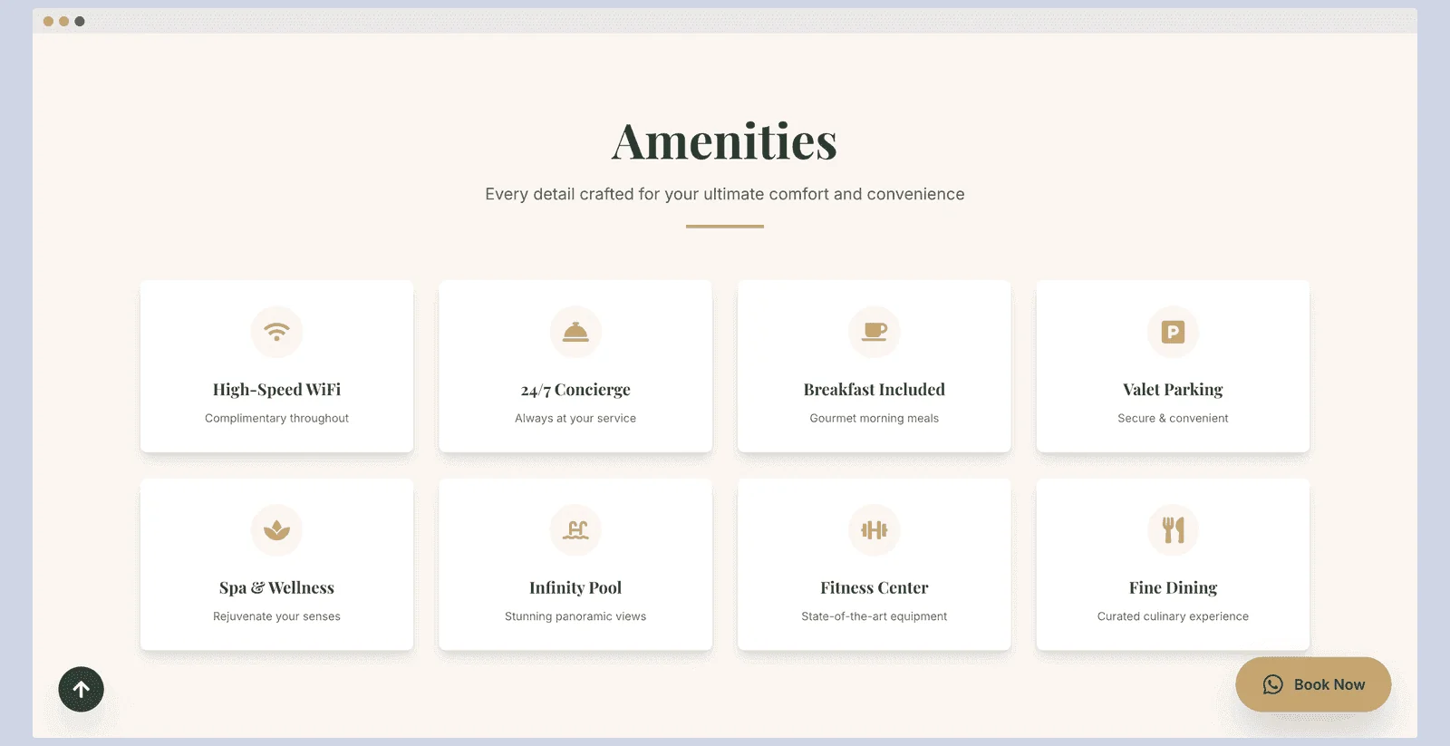 Villa C - Elegant Boutique Hotel Template preview 3