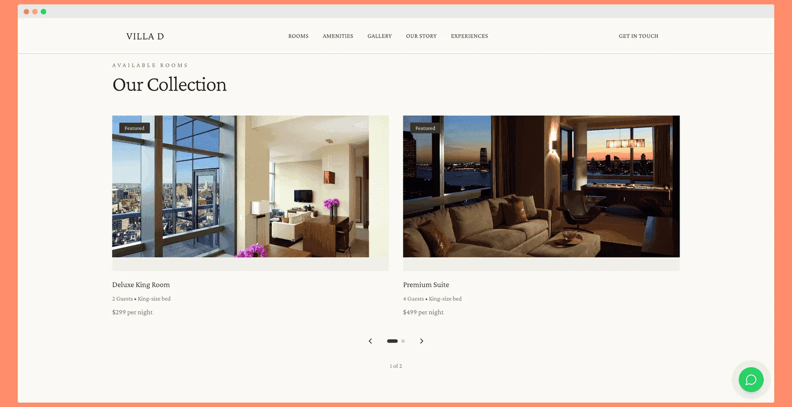 Villa D - Luxury Beach Resort Template preview 4