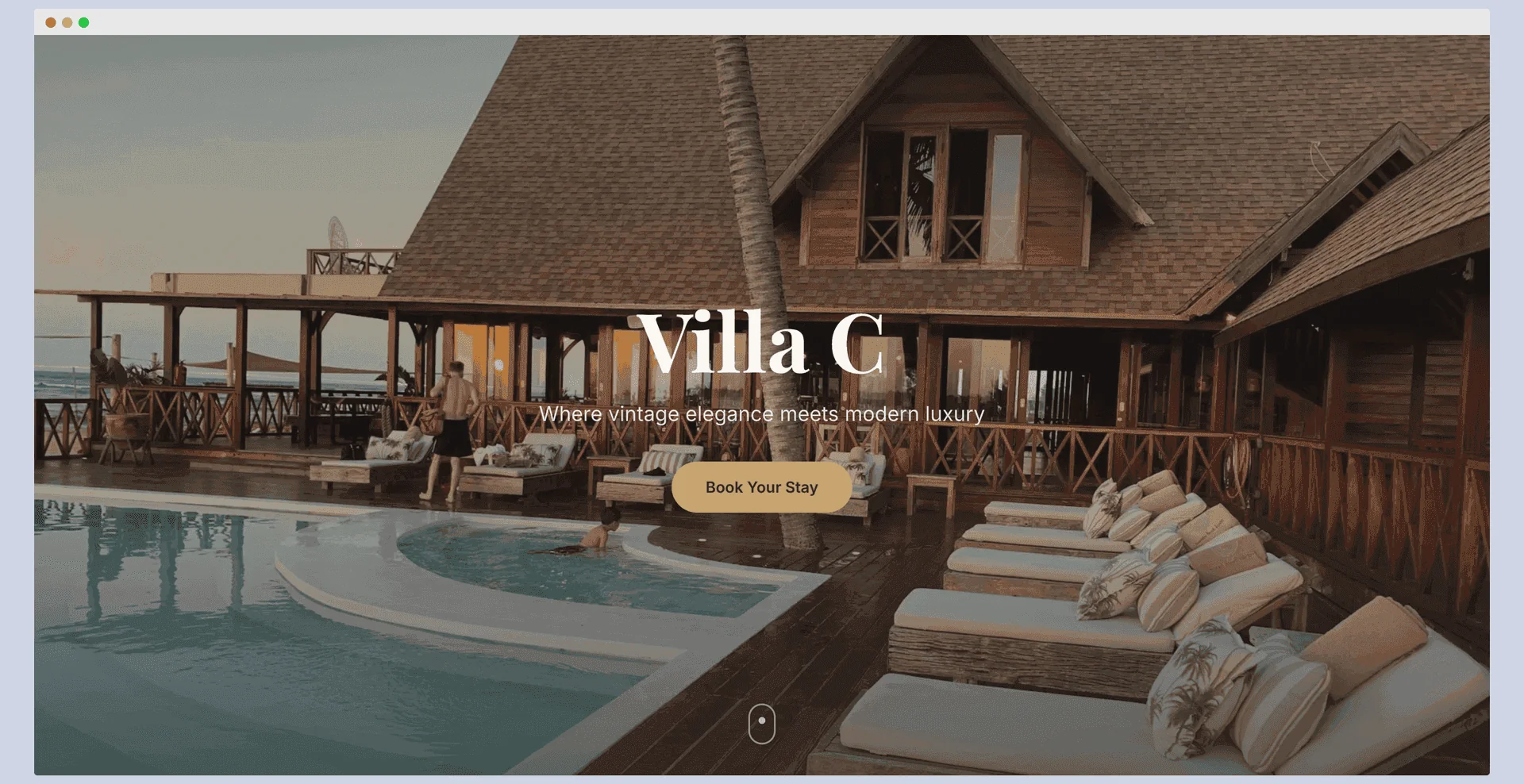Villa C - Elegant Boutique Hotel Template preview